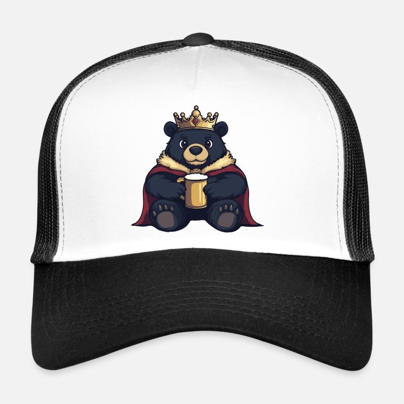 Roi de la Bière Ours Casquette trucker 