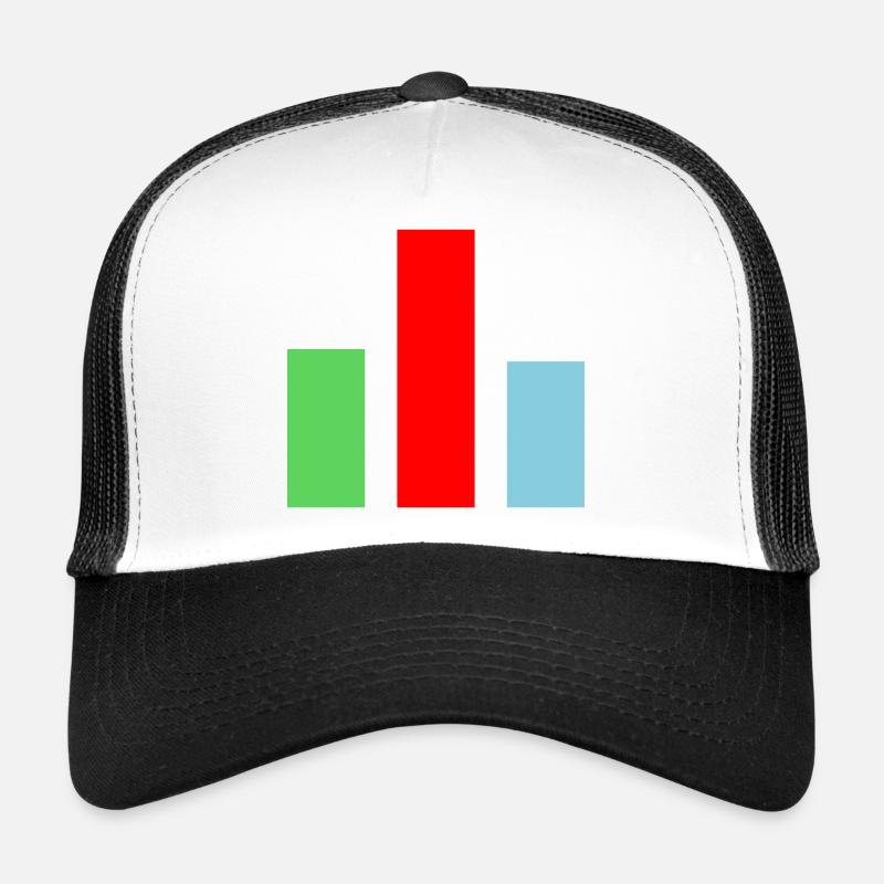 Bar Chart Statistics Trucker Cap