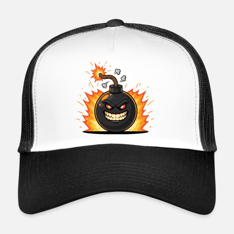 Explosives Grinsen Bombe Trucker Cap