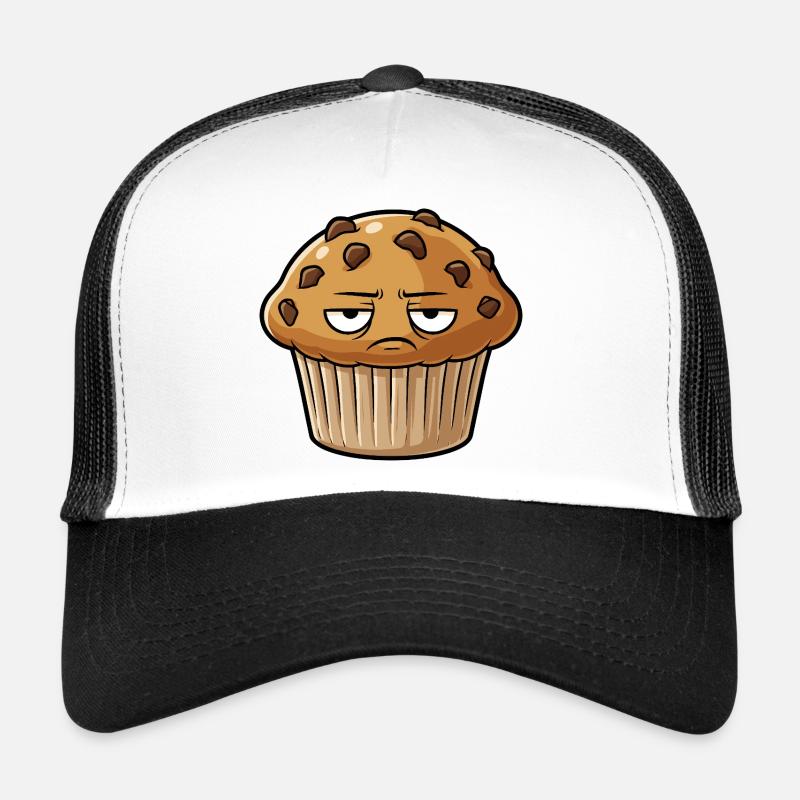 Grimmiger Muffin Gesicht Trucker Cap