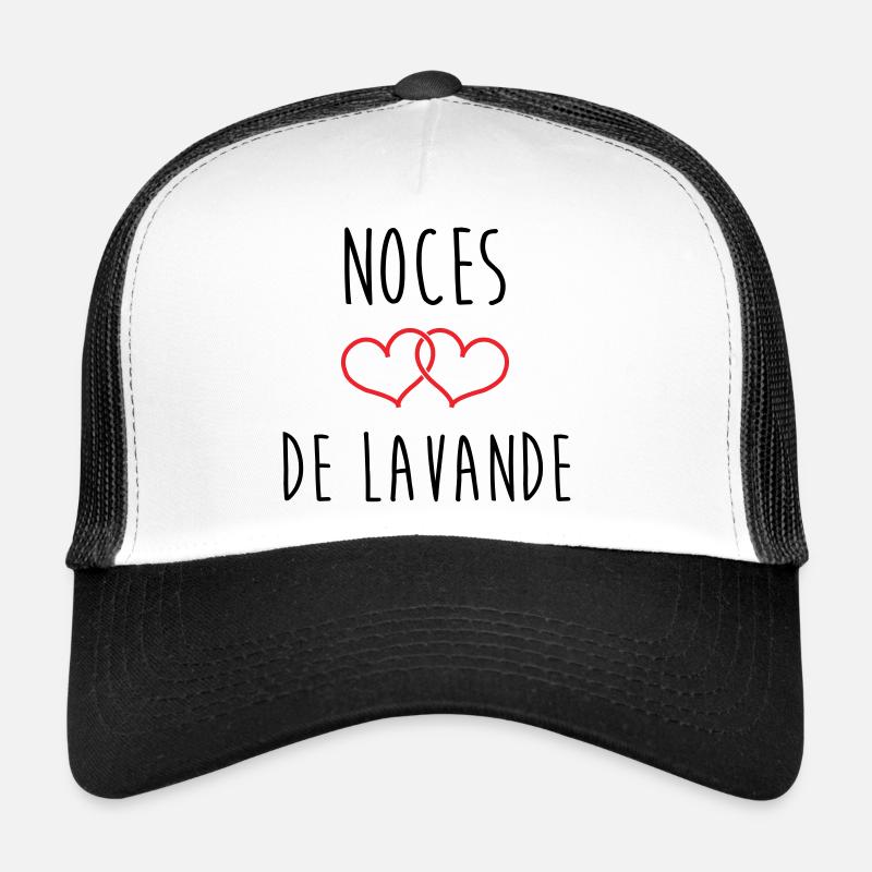 Lavender Wedding 46 Years Trucker Cap