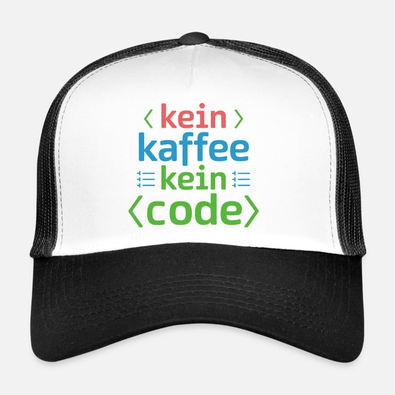 No Coffee No Code Programmer Computer Scientist Trucker Cap