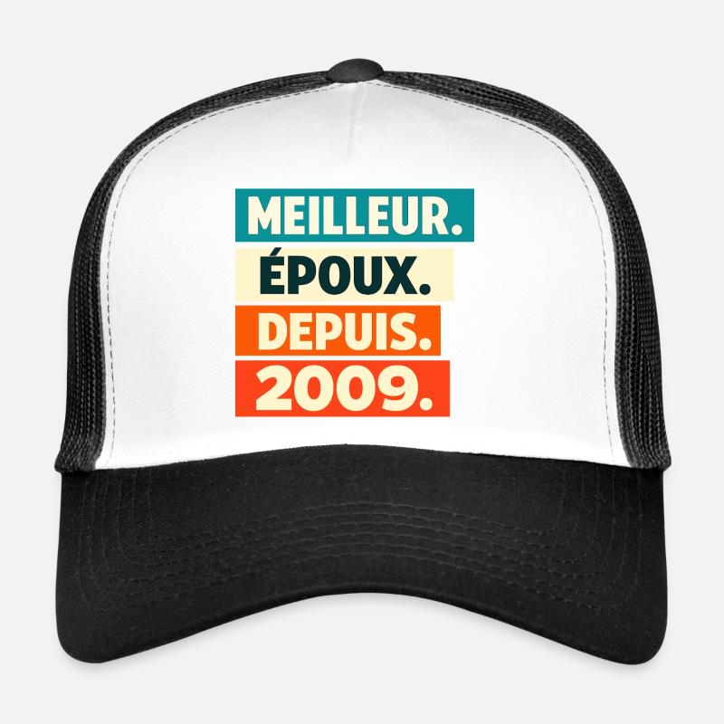Bester Ehepartner seit Geburtstag 2009 Trucker Cap