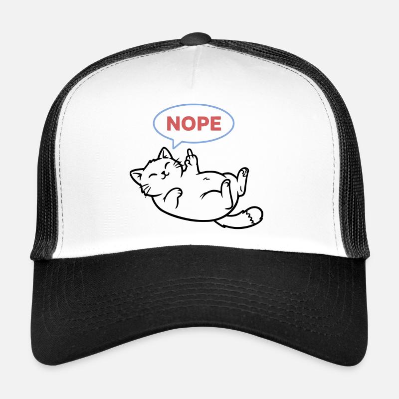 Chat rieur : Pas majeur Casquette trucker 