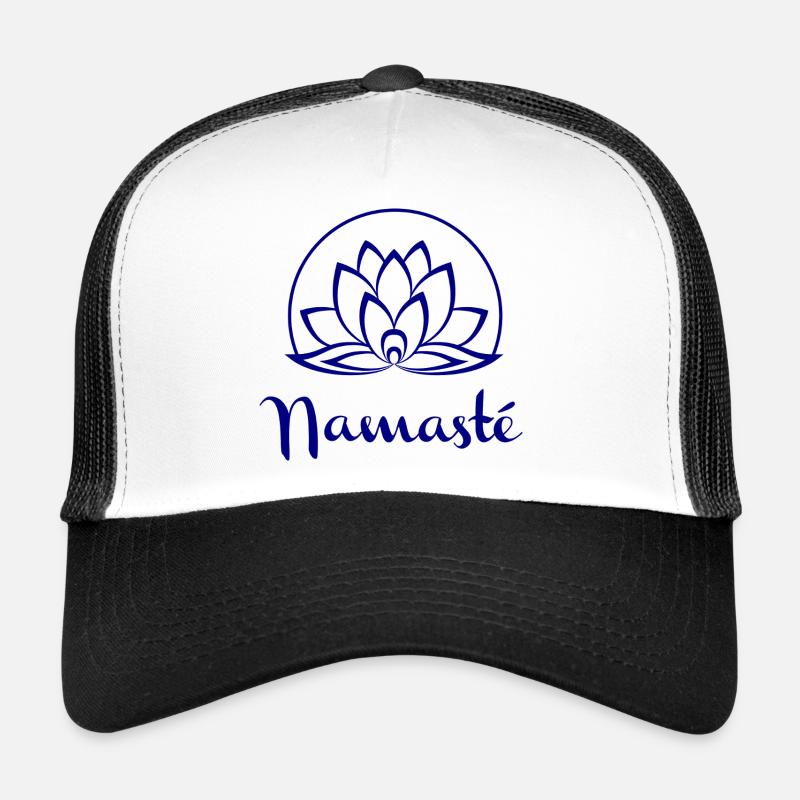 Namaste Lotus Mandala Trucker Cap