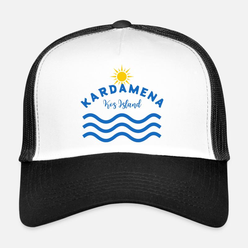 Kardamena Kos Island Sun Waves Trucker Cap