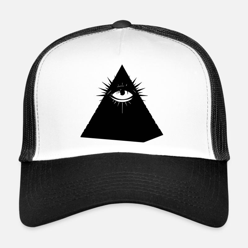 Pyramide des Illuminati Casquette trucker 