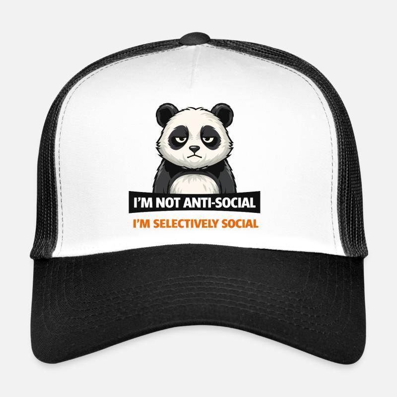 Selektive Panda-Gesellschaft Trucker Cap