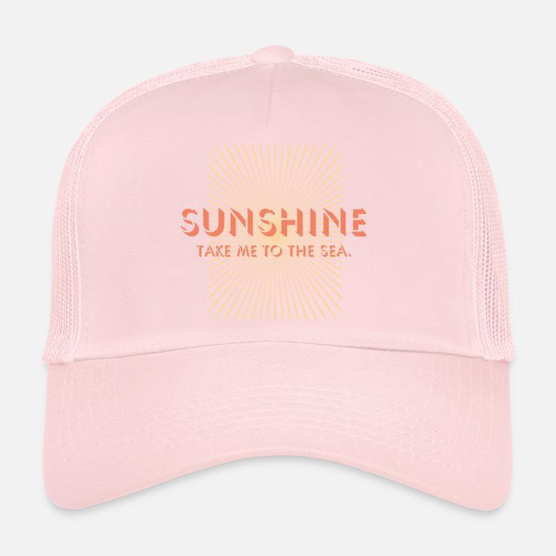 Rayon de soleil, emmène-moi à la plage Casquette trucker 