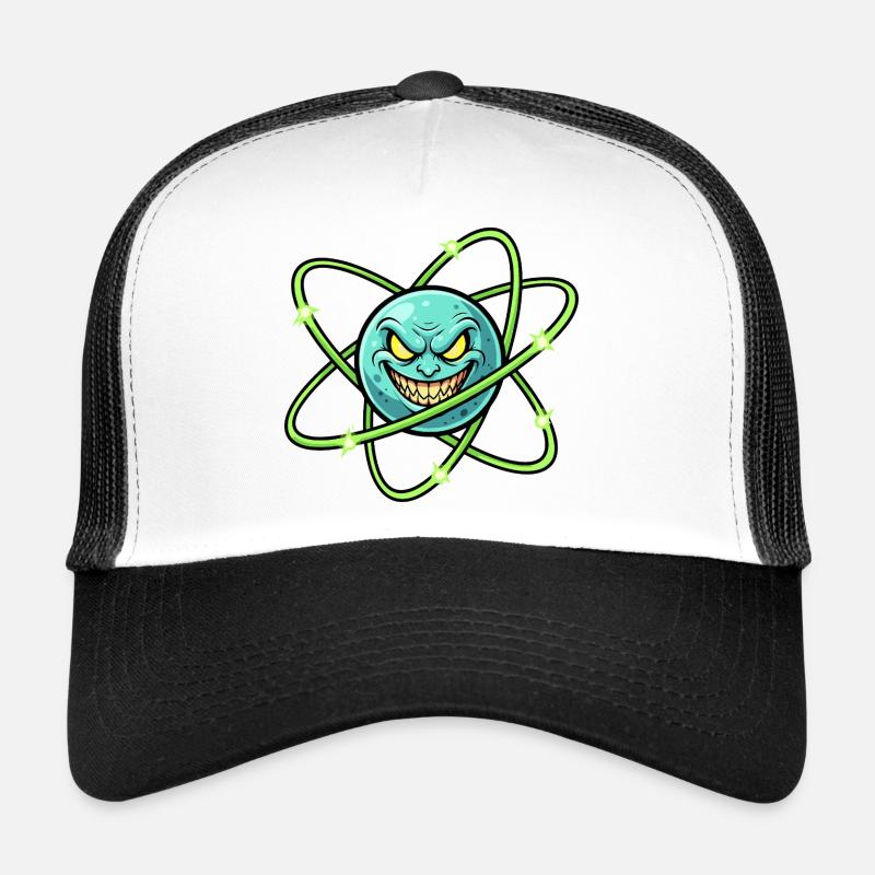 Lune Sombre avec l’Anneau Atomique Casquette trucker 