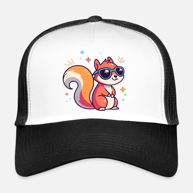 Chic Squirrel Sunglasses Trucker Cap