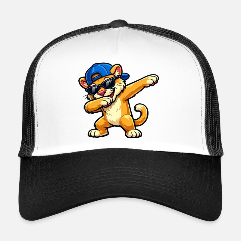 Dabbing Cougar Trucker Cap