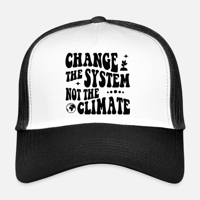 Changer le système, pas le climat Casquette trucker 