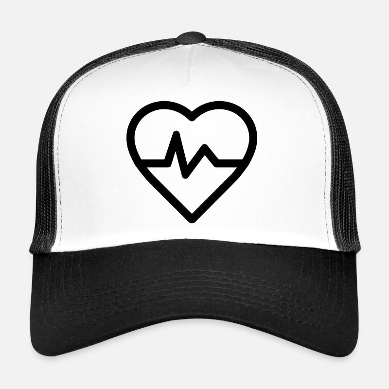 Herzfrequenz Trucker Cap