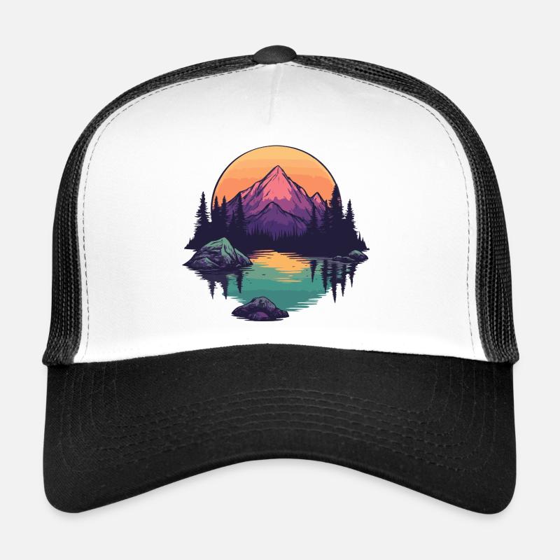 Mountains Nature Trucker Cap