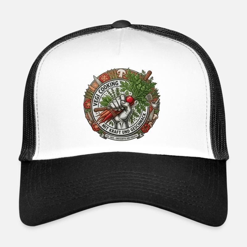 Vegi Cooking: Kraft und Geschmack Trucker Cap