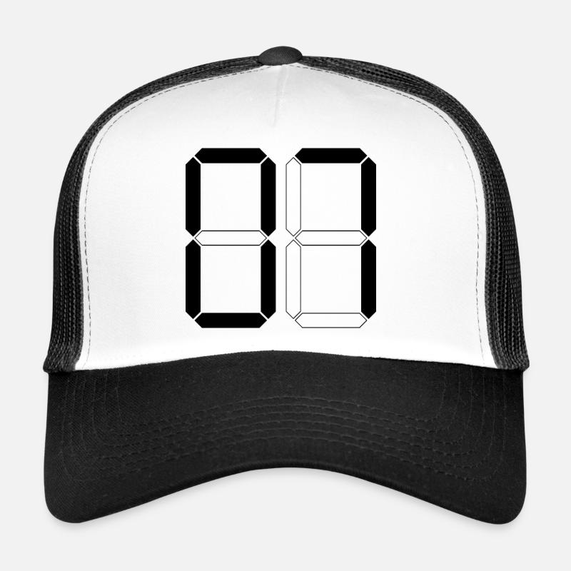 NUMÉRO 07 Cadeau d’anniversaire numérique de Zéro Sept Casquette trucker 