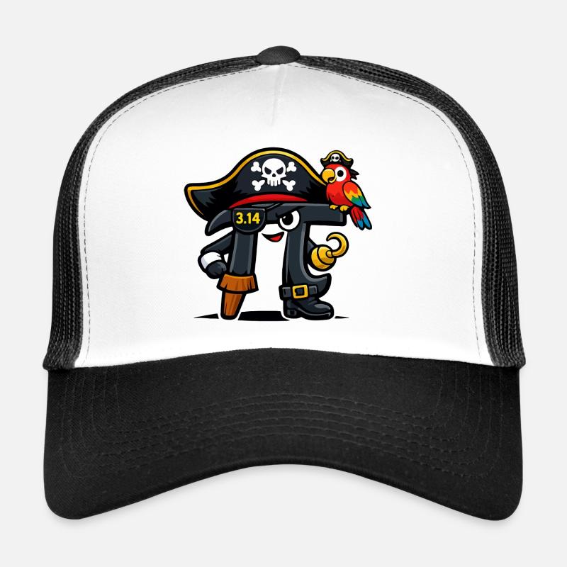 Pi devine les maths Jour Pi Pirate Design Casquette trucker 