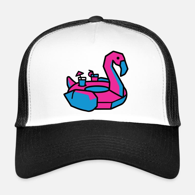 Flamingo Schwimmtier Pool Party Trucker Cap