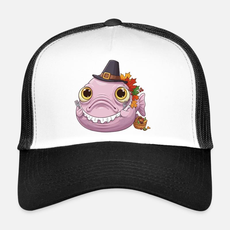Lustiger Blobfisch - Herbst und Erntedank Trucker Cap