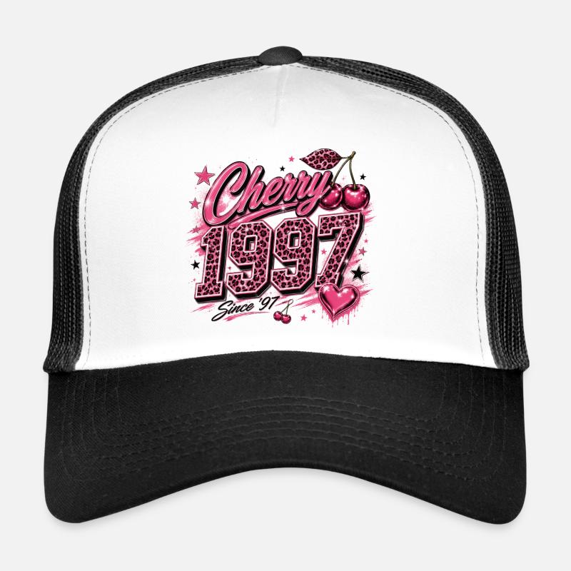 Cherry 1997 Leoparden Glam Trucker Cap