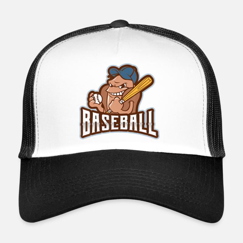 Rogue Batter Baseball Mascot Trucker Cap