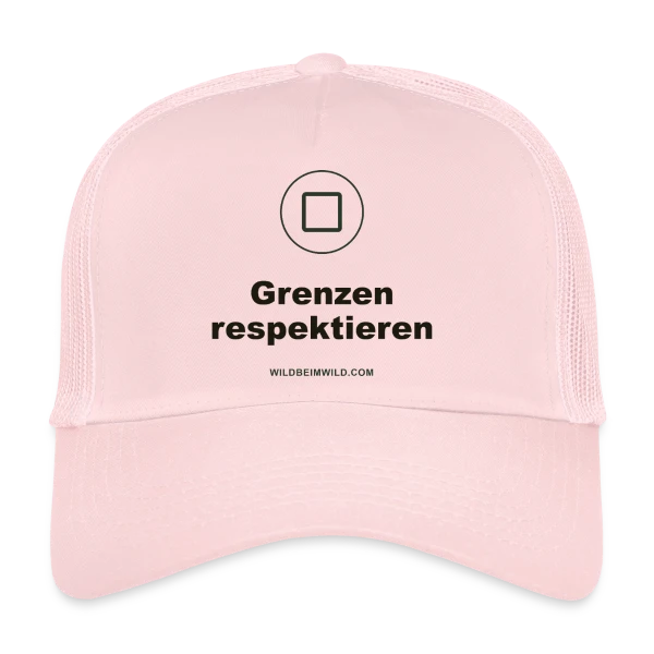 Grenzen respektieren Typo-Design