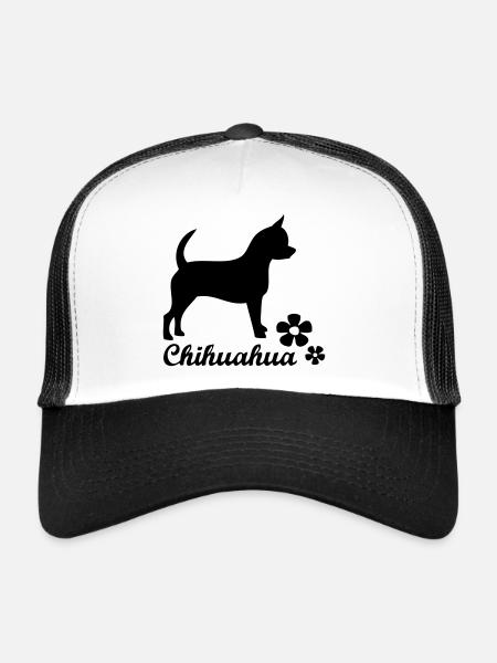 chihuahuatext - Casquette trucker  - blanc/noir - Devant