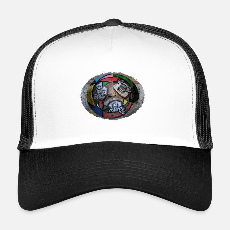 Graffiti (designed by HeiArts) - Trucker Cap - white/black