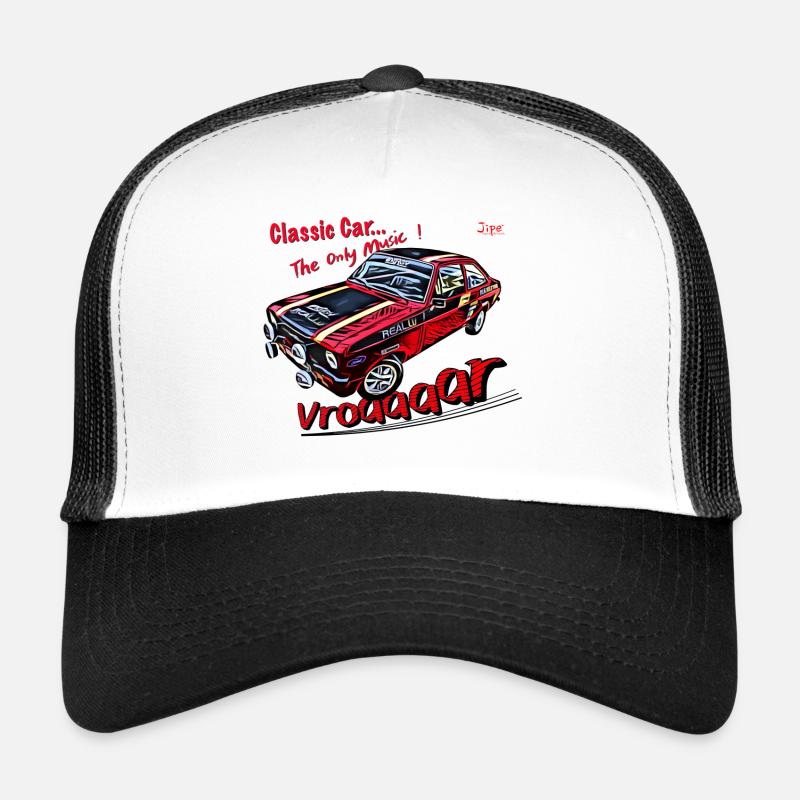 Vroaaaar Music 2 - Trucker Cap - white/black