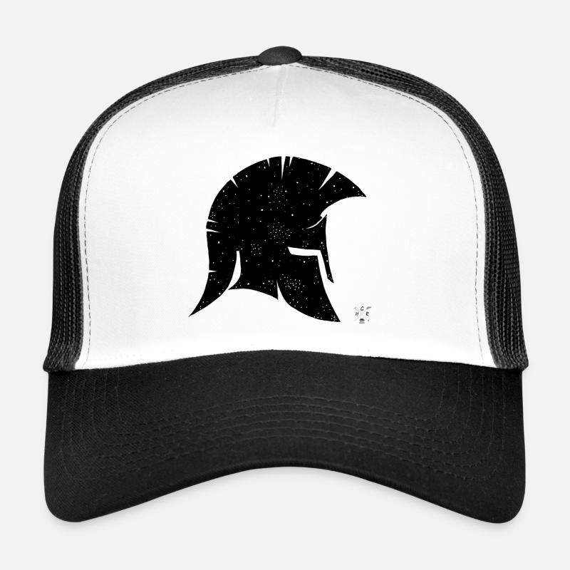 Sparte Galaxy - Casquette trucker - blanc/noir