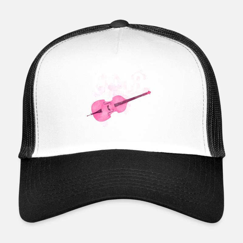Fille de violoncelle rose Casquette trucker 
