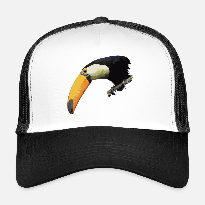 toucan - Trucker Cap - white/black