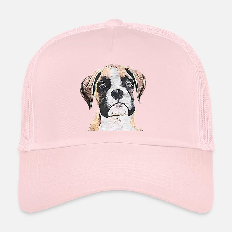 Chiot Boxer Casquette trucker 