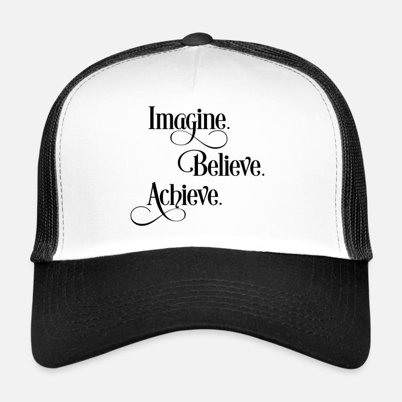 Motivation - Trucker Cap - Weiß/Schwarz