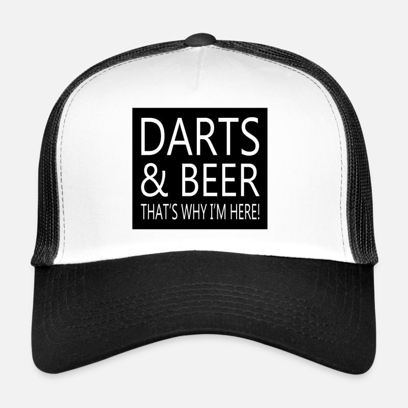 Darts Dart - Trucker Cap - Weiß/Schwarz