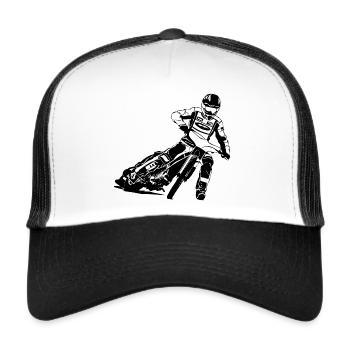 Speedway - Motorcycle Speedway - Trucker Cap - white/black - Front