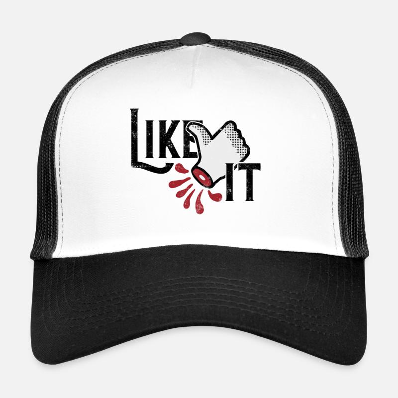 Like it - Trucker Cap - white/black