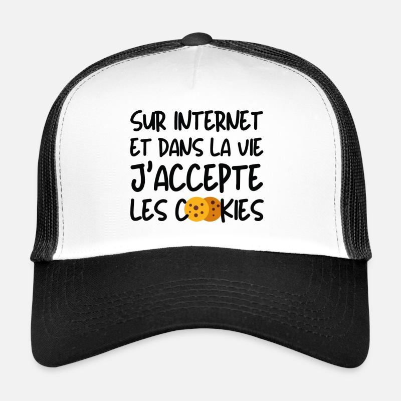J'accepte les cookies Casquette trucker 