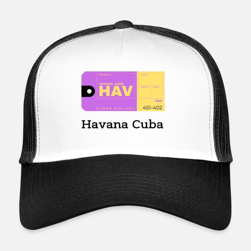 La Havane Cuba Casquette trucker 