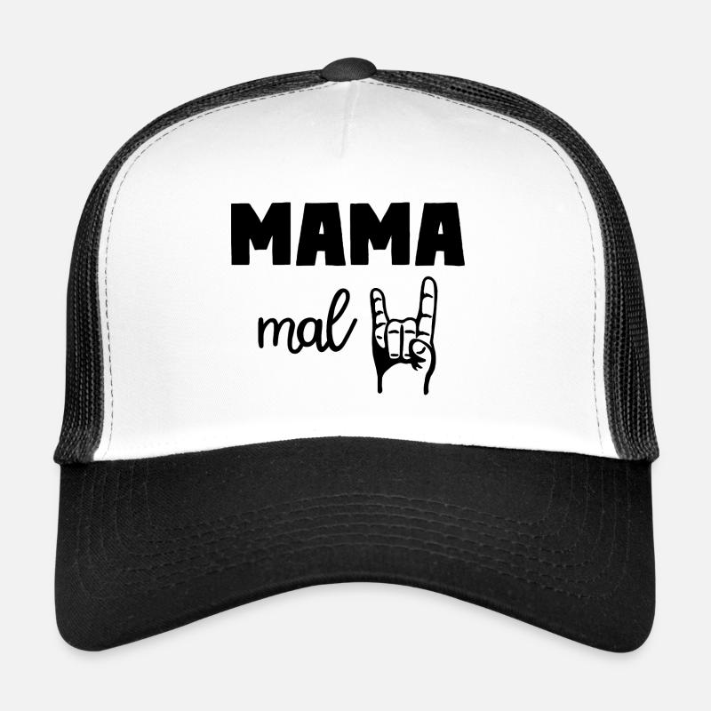 Mama mal Zwei 2 Kinder Mutter Trucker Cap