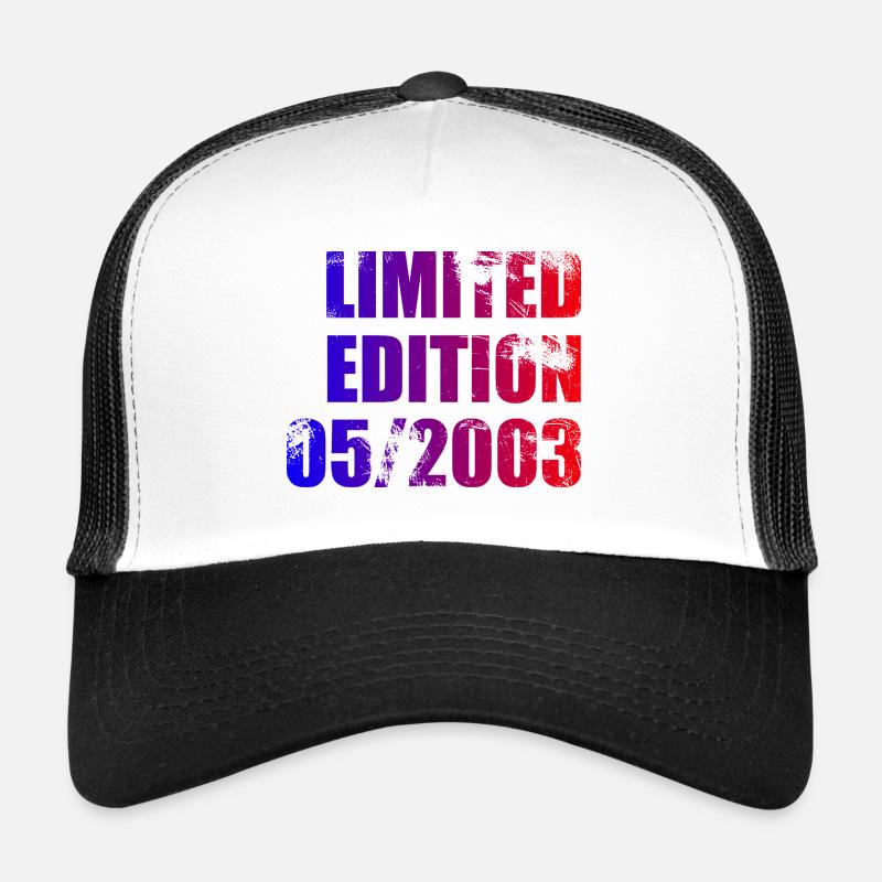 22e anniversaire Edition limitée 05/2003 Casquette trucker 
