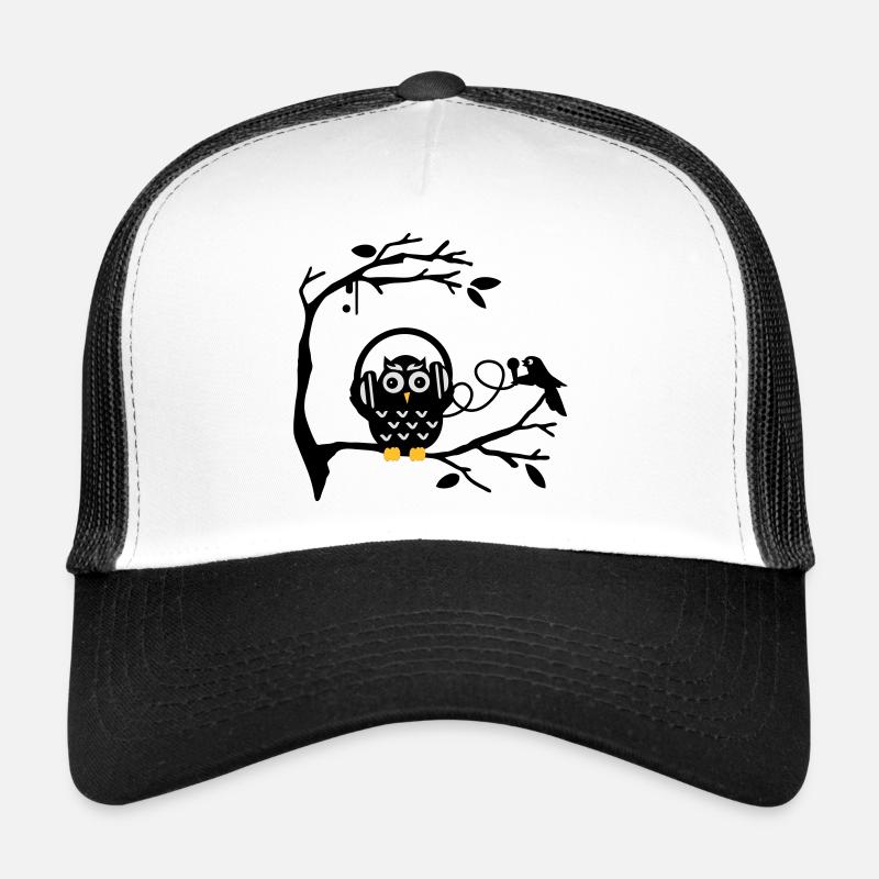 musikgenuss - Trucker Cap - Weiß/Schwarz