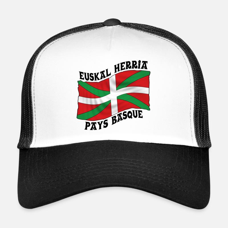 Drapeau Basque Ikurriña Casquette trucker 