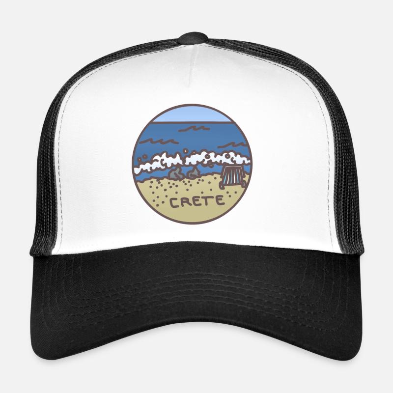 Kreta - Griechenland Illustration Trucker Cap