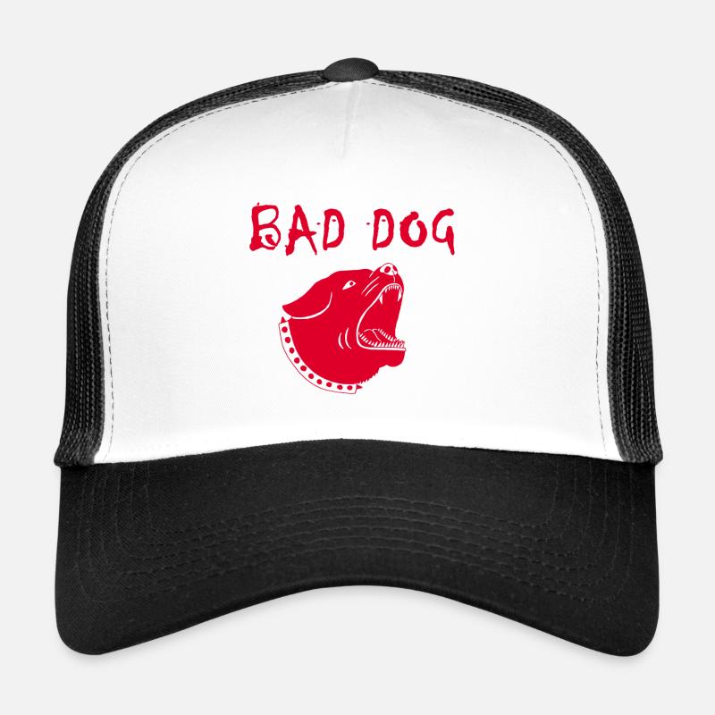 Böser Hund - Trucker Cap - Weiß/Schwarz