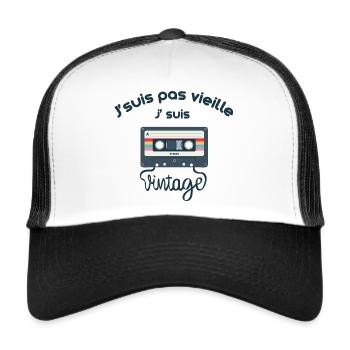 I'm not old I'm vintage - Trucker Cap - white/black - Front