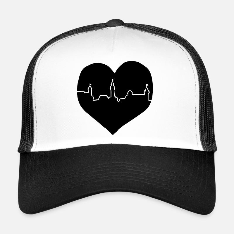 i love Nürnberg - Trucker Cap - Weiß/Schwarz