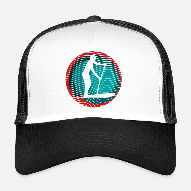 SUP Surfer - Trucker Cap - Weiß/Schwarz