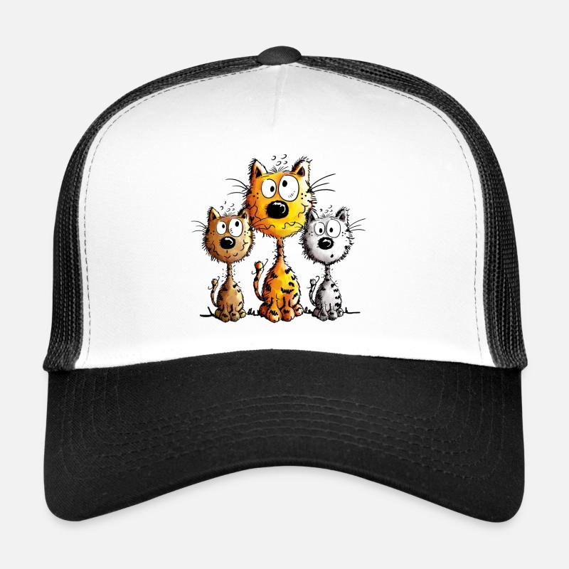 Katzen Freundschaft Trucker Cap